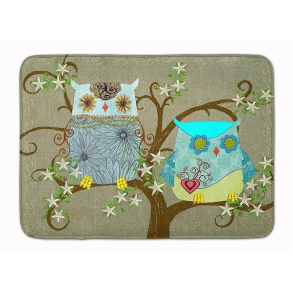 Carolines Treasures Carolines Treasures PJC1094RUG The Friendly Ladies Owl Machine Washable Memory Foam Mat PJC1094RUG - main